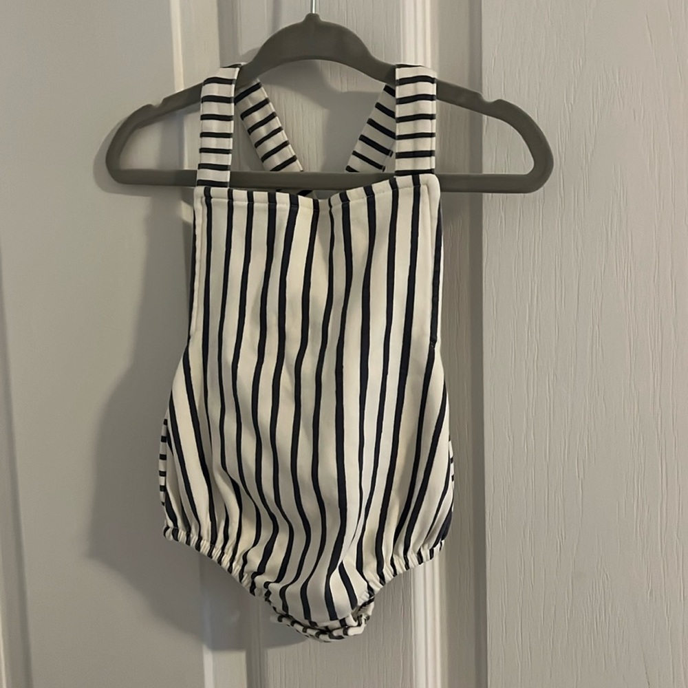 Pehr 3-6m striped romper